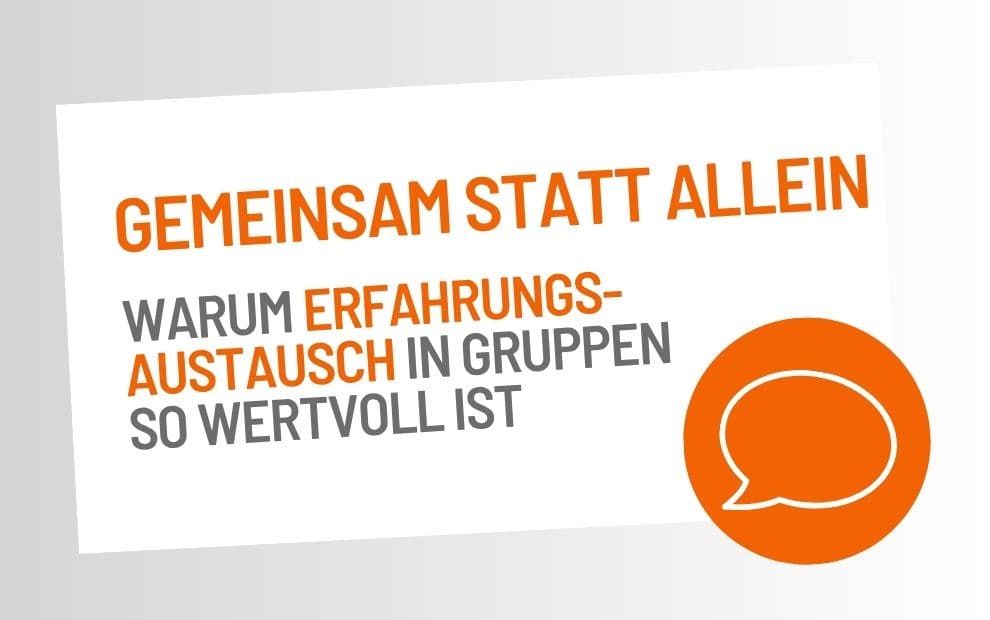 Beruflicher Neustart 50plus: Erfahrungsaustausch